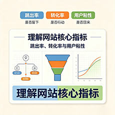 通化建站-理解网站核心指标：跳出率、转化率与用户粘性