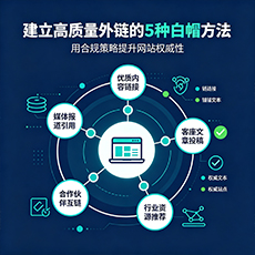 通化建站-建立高质量外链的5种白帽方法